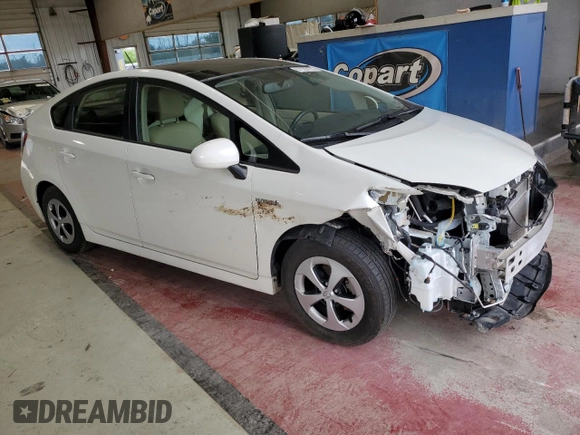 2015 Toyota Prius Four с VIN JTDKN3DU5F1889664, выставлен на аукционе Copart как лот 61120175 с пробегом 55 672 миль миль и Списание • Salvage title. История ставок и продаж доступна на DreamBid. Изображение 4.