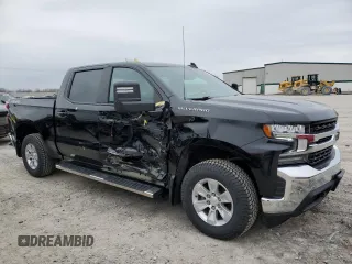 2021 Chevrolet Silverado 1500 LT with VIN 1GCUYDED5MZ214447, listed as a Copart auction lot 52198295 with 42,626 mi miles and Salvage Title. Bid and sale history available at carsss.com. Image 4.