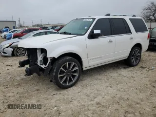 2015 Lincoln Navigator z VIN 5LMJJ2HT0FEJ12667, wystawiony jako Copart lot #45957575 z przebiegiem 138 861 mil mil oraz Szkoda całkowita • Salvage title. Historia ofert i sprzedaży dostępna na DreamBid. Obrazek 1.