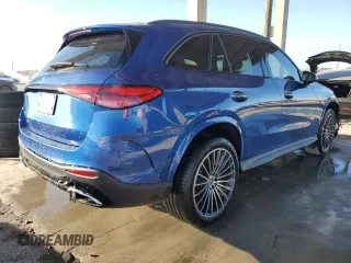 2025 Mercedes-Benz GLC with VIN W1NKM4GB8SF262627, listed as a Copart auction lot 52363885 with 3,398 mi miles and Salvage Title. Bid and sale history available at carsss.com. Image 3.