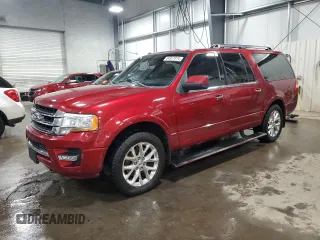 2016 Ford Expedition EL Limited with VIN 1FMJK2AT1GEF47029, listed as a Copart auction lot 84927974 with 162,093 mi miles and Salvage Title. Bid and sale history available at carsss.com. Image 1.