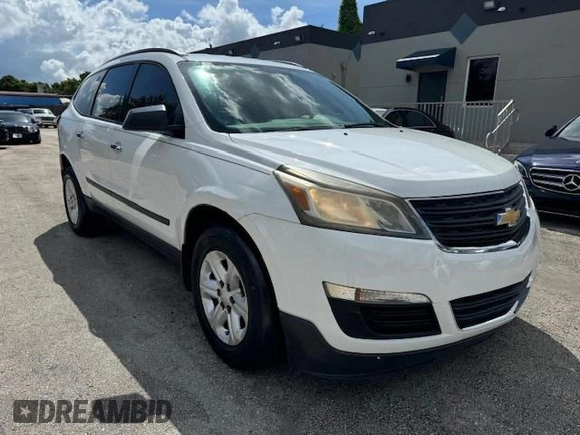 2016 Chevrolet Traverse LS with VIN 1GNKRFED2GJ236027, listed as a Copart auction lot 41712055 with 117,234 mi miles and Salvage Title. Bid and sale history available at carsss.com. Image 4.