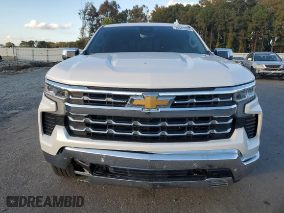 2023 Chevrolet Silverado 1500 LTZ with VIN 3GCUDGE82PG125004, listed as a Copart auction lot 78481044 with 15,850 mi miles and Salvage Title. Bid and sale history available at carsss.com. Image 5.