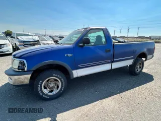 1997 Ford F-150 с VIN 1FTDF1829VKD70077, выставлен на аукционе Copart как лот 63046585 с пробегом 237 035 миль миль и Списание • Salvage title. История ставок и продаж доступна на DreamBid. Изображение 1.