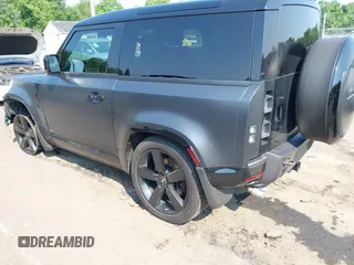 2023 Land Rover Defender with VIN SALEW6EE6P2161939, listed as a IAAI auction lot 42621426 with 33,333 mi miles and . Bid and sale history available at DreamBid. Image 3.