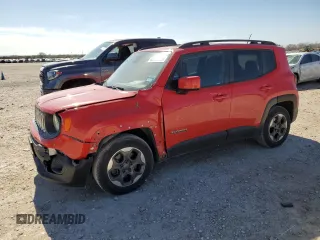 2015 Jeep Renegade Latitude with VIN ZACCJABH8FPC05359, listed as a Copart auction lot 42190115 with 77,633 mi miles and Salvage Title. Bid and sale history available at carsss.com. Image 1.