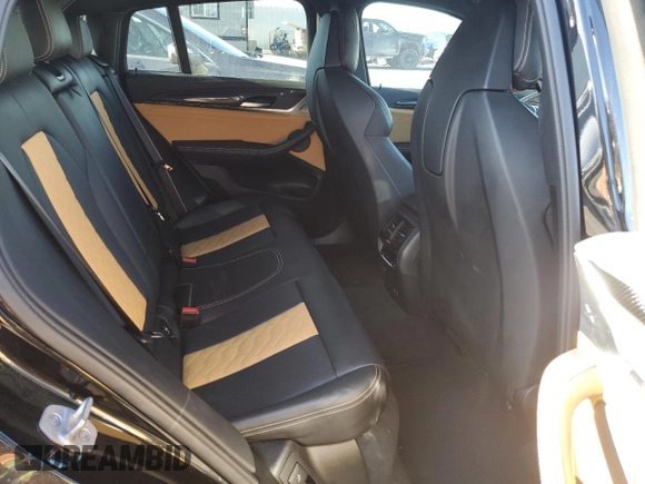 2023 BMW X4 M with VIN 5YM23EC08P9R05401, listed as a Copart auction lot 81049754 with 21,779 mi miles and Salvage Title. Bid and sale history available at carsss.com. Image 10.