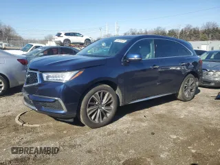 2019 Acura MDX Technology z VIN 5J8YD4H54KL033987, wystawiony jako Copart lot #44529105 z przebiegiem 59 097 mil mil oraz Szkoda całkowita • Salvage title. Historia ofert i sprzedaży dostępna na DreamBid. Obrazek 1.
