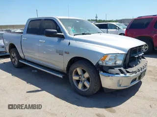 2019 Ram 1500 Big Horn with VIN 1C6RR6LTXKS564033, listed as a IAAI auction lot 41848498 with 141,311 mi miles and . Bid and sale history available at DreamBid. Image 1.