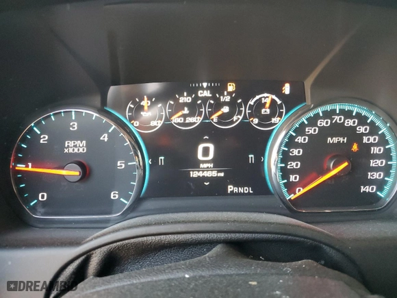 2017 Chevrolet Suburban Premier with VIN 1GNSKJKC5HR303600, listed as a Copart auction lot 83395644 with 124,465 mi miles and Salvage Title. Bid and sale history available at carsss.com. Image 9.