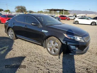 2014 Kia Optima Hybrid EX with VIN KNAGN4AD0E5068363, listed as a Copart auction lot 75881804 with 60,862 mi miles and Salvage Title. Bid and sale history available at carsss.com. Image 4.