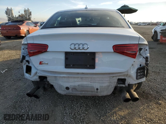 2015 Audi S4 Premium Plus with VIN WAUBGAFL1FA069940, listed as a Copart auction lot 86193774 with 110,996 mi miles and Salvage Title. Bid and sale history available at carsss.com. Image 6.