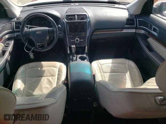 2016 Ford Explorer Platinum with VIN 1FM5K8HT9GGA74334, listed as a Copart auction lot 46242485 with 118,728 mi miles and Salvage Title. Bid and sale history available at DreamBid. Image 8.