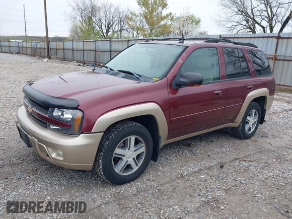 2005 Chevrolet TrailBlazer LT with VIN 1GNDT13S552310305, listed as a IAAI auction lot 41971489 with 93,116 mi miles and . Bid and sale history available at DreamBid. Image 2.