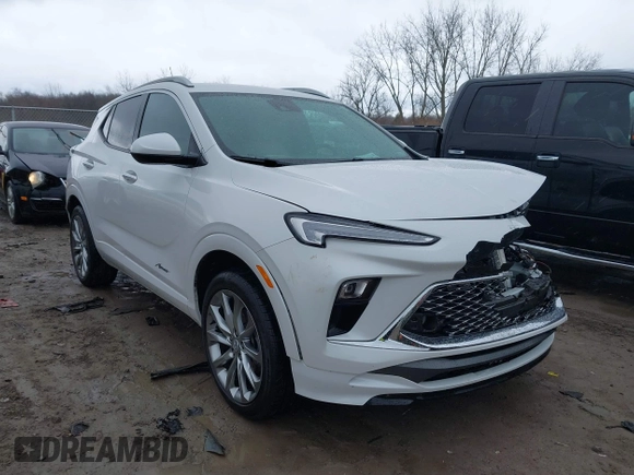 2024 Buick Encore GX Avenir with VIN KL4AMGSL6RB018247, listed as a IAAI auction lot 41832353 with 16,001 mi miles and . Bid and sale history available at DreamBid. Image 1.