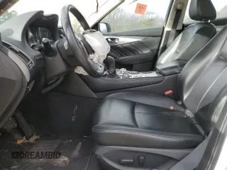 2021 Infiniti Q50 Luxe with VIN JN1EV7BP9MM705892, listed as a Copart auction lot 58545575 with Not provided miles and Salvage title. Bid and sale history available at DreamBid. Image 7.