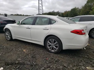 2013 Infiniti M with VIN JN1BY1AR6DM605131, listed as a Copart auction lot 72324654 with 78,548 mi miles and Salvage Title. Bid and sale history available at DreamBid. Image 2.