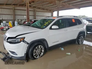 2020 Jeep Cherokee Lux with VIN 1C4PJLLX8LD525066, listed as a Copart auction lot 59350035 with 53,640 mi miles and Salvage title. Bid and sale history available at DreamBid. Image 1.