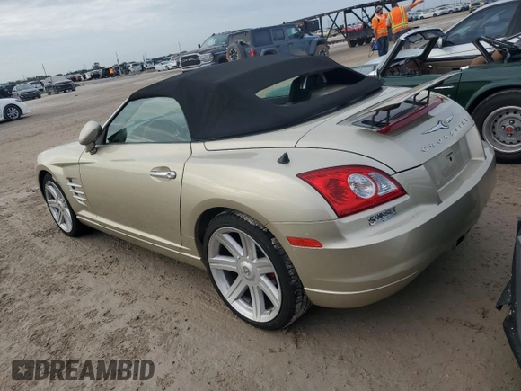 2007 Chrysler Crossfire Limited z VIN 1C3LN65L57X072807, wystawiony jako Copart lot #76414714 z przebiegiem Nie podano mil oraz Szkoda całkowita • Salvage title. Historia ofert i sprzedaży dostępna na DreamBid. Obrazek 2.