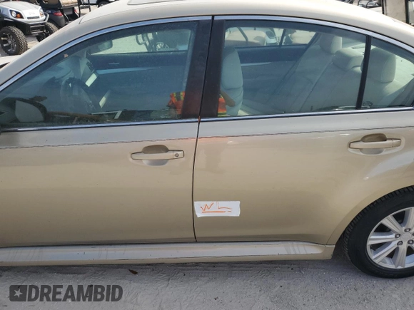 2010 Subaru Legacy Premium с VIN 4S3BMCE69A3233628, выставлен на аукционе Copart как лот 75176344 с пробегом Не указан миль и Списание • Salvage title. История ставок и продаж доступна на DreamBid. Изображение 12.