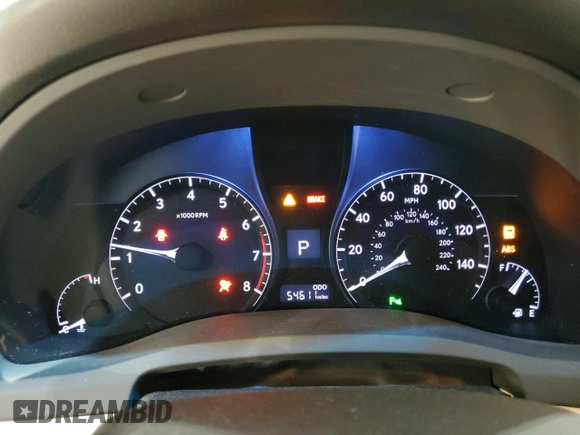 2014 Lexus RX 350 with VIN JTJBK1BA6E2461128, listed as a Copart auction lot 59712615 with 54,611 mi miles and Salvage title. Bid and sale history available at DreamBid. Image 9.