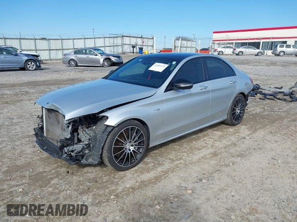 2017 Mercedes-Benz C 43 AMG with VIN 55SWF6EB8HU220830, listed as a IAAI auction lot 41287273 with 49,440 mi miles and . Bid and sale history available at DreamBid. Image 2.