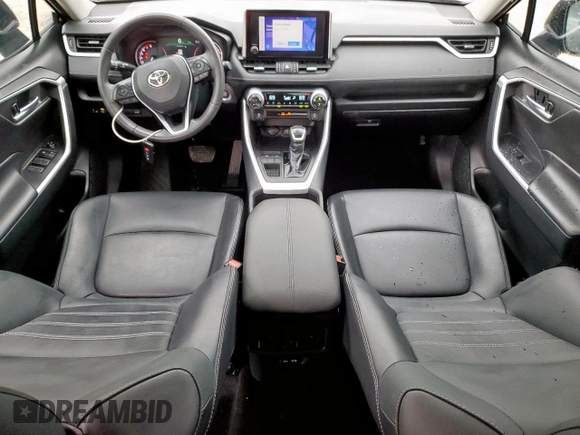 2023 Toyota RAV4 XLE Premium with VIN 2T3C1RFV0PC241193, listed as a Copart auction lot 58708005 with 19,154 mi miles and Salvage title. Bid and sale history available at DreamBid. Image 8.