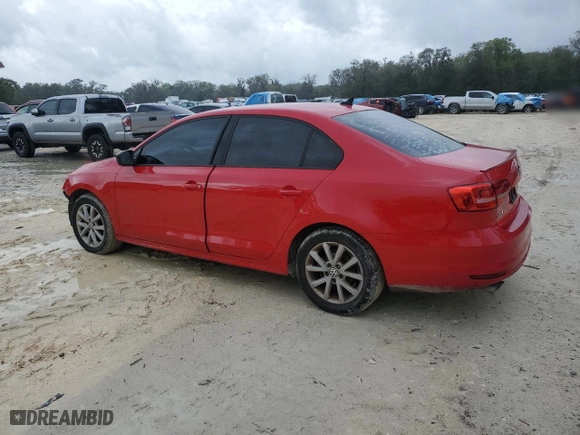 2015 Volkswagen Jetta Sedan 1.8T SE with VIN 3VWD17AJ7FM244598, listed as a Copart auction lot 48464935 with 139,525 mi miles and Salvage Title. Bid and sale history available at carsss.com. Image 2.
