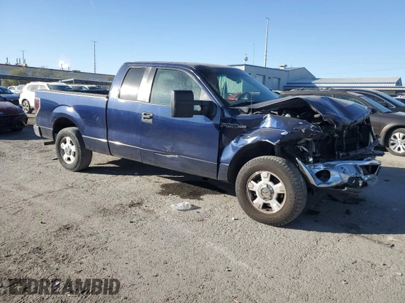 2009 Ford F-150 XLT with VIN 1FTRX12V19FA99116, listed as a Copart auction lot 84876434 with 169,975 mi miles and Salvage title. Bid and sale history available at DreamBid. Image 4.