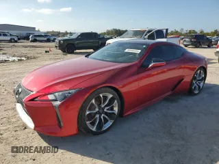 2022 Lexus LC with VIN JTHBP5AY7NA104717, listed as a Copart auction lot 80895404 with 0 mi miles and Non Repairable. Bid and sale history available at carsss.com. Image 1.