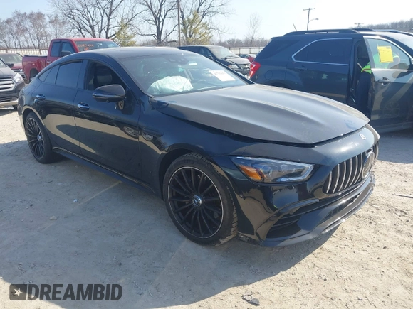 2020 Mercedes-Benz AMG GT 53 z VIN W1K7X6BB6LA016543, wystawiony jako IAAI lot #41793653 z przebiegiem 23 631 mil mil oraz . Historia ofert i sprzedaży dostępna na DreamBid. Obrazek 1.