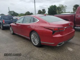 2024 Lexus LS with VIN JTHD51FF8R5019933, listed as a Copart auction lot 75070374 with 0 mi miles and Salvage Title. Bid and sale history available at carsss.com. Image 2.
