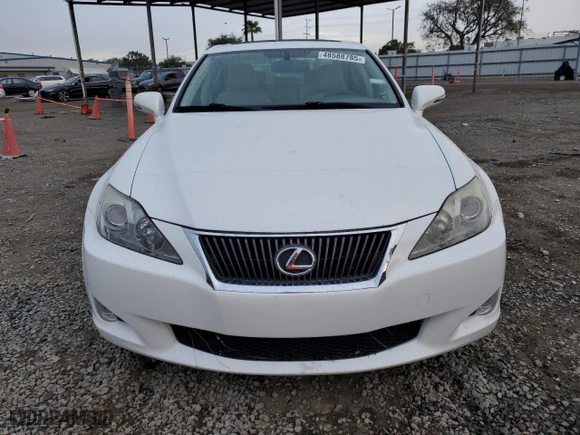 2010 Lexus IS 250 with VIN JTHBF5C28A2099690, listed as a Copart auction lot 48588785 with NaN miles and Salvage Title. Bid and sale history available at carsss.com. Image 5.