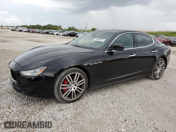 2016 Maserati Ghibli S with VIN ZAM57RSA3G1184409, listed as a Copart auction lot 59459615 with 81,925 mi miles and Clean title. Bid and sale history available at DreamBid. Image 1.