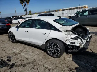 2024 Hyundai Ioniq 6 SEL z VIN KMHM34AA3RA062583, wystawiony jako Copart lot #48213975 z przebiegiem 19 623 mil mil oraz Szkoda całkowita • Salvage title. Historia ofert i sprzedaży dostępna na DreamBid. Obrazek 2.