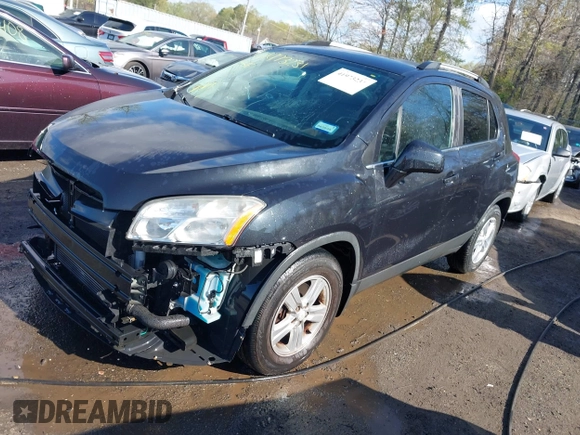 2015 Chevrolet Trax LT with VIN KL7CJLSB5FB060070, listed as a IAAI auction lot 41973231 with 44,802 mi miles. Bid and sale history available at carsss.com. Image 17.