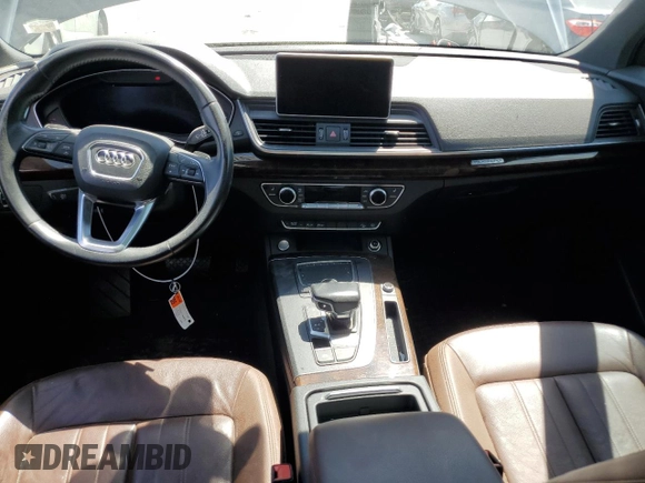 2018 Audi Q5 Premium with VIN WA1ANAFY3J2044356, listed as a Copart auction lot 57860505 with 100,341 mi miles and Salvage title. Bid and sale history available at DreamBid. Image 8.