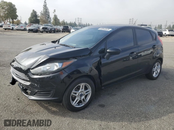 2017 Ford Fiesta SE with VIN 3FADP4EJXHM109926, listed as a Copart auction lot 53843525 with 122,062 mi miles and Salvage Title. Bid and sale history available at carsss.com. Image 1.
