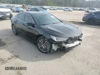 2018 Acura TLX Advance with VIN 19UUB3F72JA004095, listed as a Copart auction lot 45872825 with 101,214 mi miles and Salvage title. Bid and sale history available at DreamBid. Image 10.