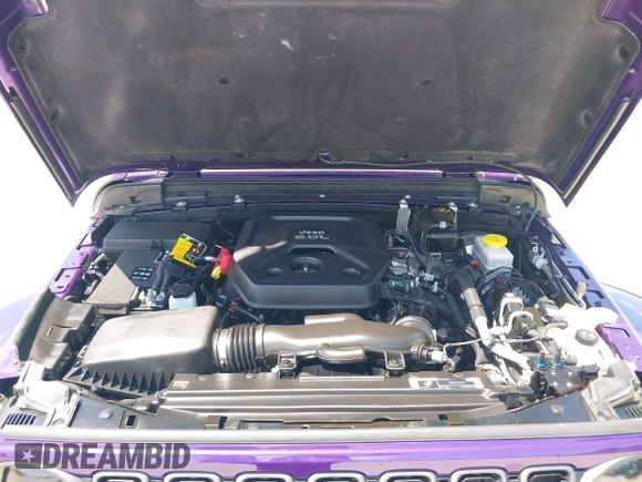 2023 Jeep Wrangler High Altitude z VIN 1C4HJXEN9PW560958, wystawiony jako IAAI lot #42393559 z przebiegiem 35 981 mil mil oraz . Historia ofert i sprzedaży dostępna na DreamBid. Obrazek 10.