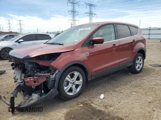 2016 Ford Escape SE with VIN 1FMCU0G74GUA49902, listed as a Copart auction lot 61148154 with 0 mi miles and Salvage Title. Bid and sale history available at carsss.com. Image 1.
