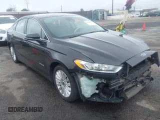 2014 Ford Fusion SE Hybrid with VIN 3FA6P0LU4ER269216, listed as a IAAI auction lot 41928655 with 142,480 mi miles. Bid and sale history available at carsss.com. Image 1.