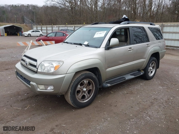 2003 Toyota 4Runner SR5 with VIN JTEZU14R330011469, listed as a IAAI auction lot 41748277 with 317,448 mi miles. Bid and sale history available at carsss.com. Image 2.