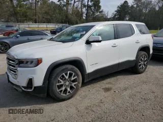 2020 GMC Acadia SLE with VIN 1GKKNKLSXLZ108231, listed as a Copart auction lot 48407635 with 104,141 mi miles and Salvage Title. Bid and sale history available at carsss.com. Image 1.