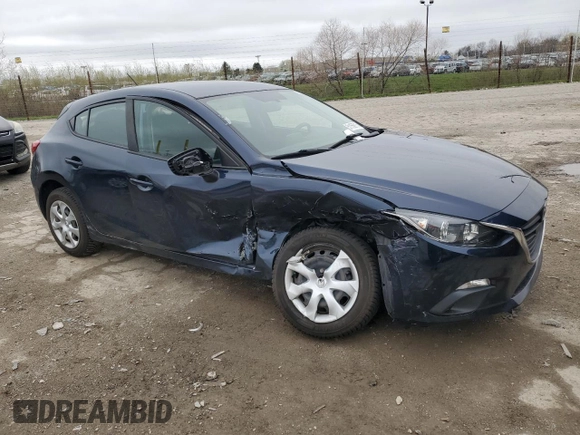 2016 Mazda 3 i Sport with VIN 3MZBM1J78GM266031, listed as a Copart auction lot 51156915 with 65,034 mi miles and Salvage Title. Bid and sale history available at DreamBid. Image 4.