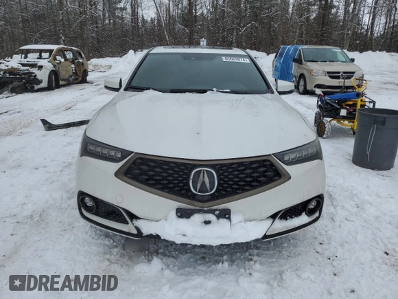 2020 Acura TLX w/A-Spec Pkg with VIN 19UUB3F65LA801225, listed as a Copart auction lot 85669874 with 71,175 mi miles and Salvage Title. Bid and sale history available at carsss.com. Image 5.