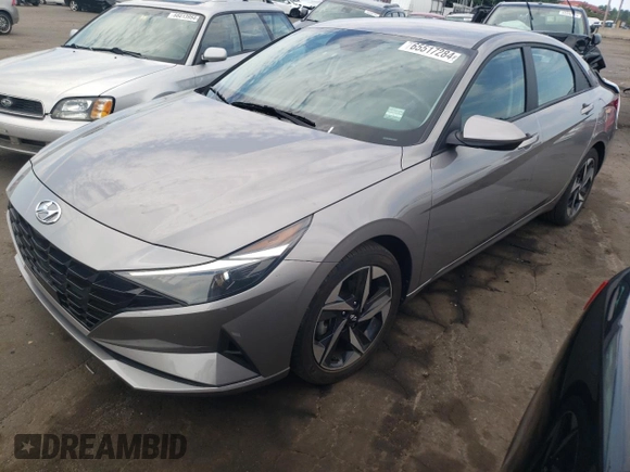 2023 Hyundai Elantra SEL with VIN KMHLS4AG9PU426312, listed as a Copart auction lot 65517284 with 26,877 mi miles and Salvage Title. Bid and sale history available at DreamBid. Image 1.