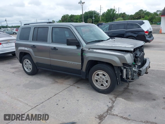 2014 Jeep Patriot Sport with VIN 1C4NJPBA7ED529723, listed as a IAAI auction lot 41971183 with 91,737 mi miles. Bid and sale history available at carsss.com. Image 1.