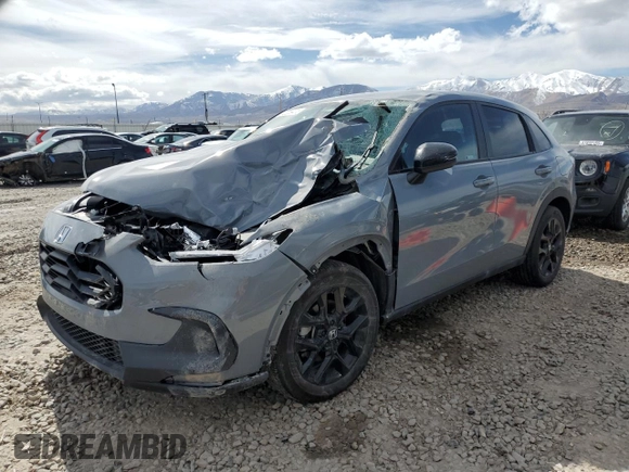 2024 Honda HR-V Sport with VIN 3CZRZ2H5XRM736280, listed as a Copart auction lot 48259415 with 0 mi miles and Salvage Title. Bid and sale history available at carsss.com. Image 1.