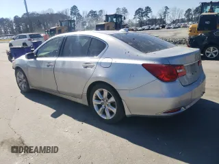 2014 Acura RLX with VIN JH4KC1F35EC001107, listed as a Copart auction lot 46347735 with 248,184 mi miles and Salvage Title. Bid and sale history available at carsss.com. Image 2.